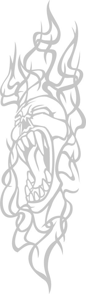 Smoke Skull Side Stencil