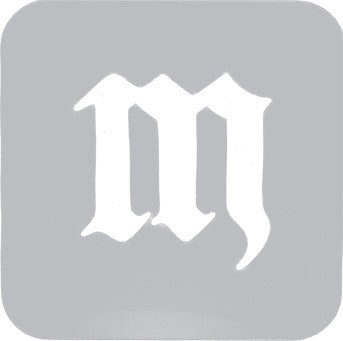 LETTER STENCIL 000115