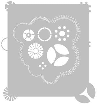 Custom Gears Stencil