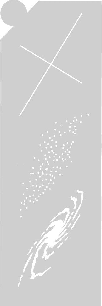 Starburst Galaxy Stencil