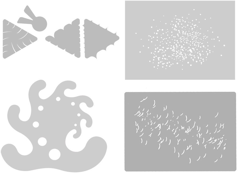 Portrait Stencil Set