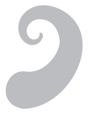 Fibonacci Spiral Stencil A4