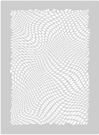 Snake Skin Stencil A4
