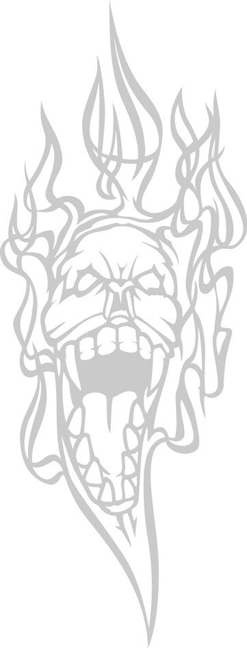Smoke Skull Front Stencil