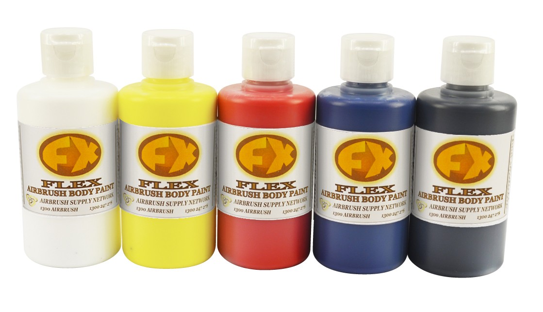 Flex Ink Kit 5 x 250ml Airbrush Supply Network